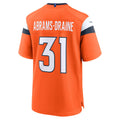 D.Broncos #31 Kris Abrams-Draine Orange Team Game Stitched Football American Jersey