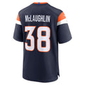 D.Broncos #38 Jaleel McLaughlin Navy Alternate Game Stitched Football American Jersey