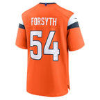 D.Broncos #54 Alex Forsyth Orange Team Game Stitched Football American Jersey