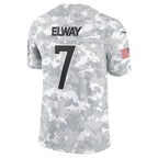 D.Broncos #7 John Elway Arctic Camo 2024 Salute to Service Retired Player Limited Stitched Football American Jersey