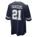D.Cowboys #21 Deion Sanders Navy Team Retired Player Game Stitched Football American Jersey