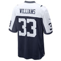 D.Cowboys #33 Javonte Williams Navy Alternate Game Stitched Football American Jersey