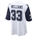 D.Cowboys #33 Javonte Williams White Alternate Game Stitched Football American Jersey