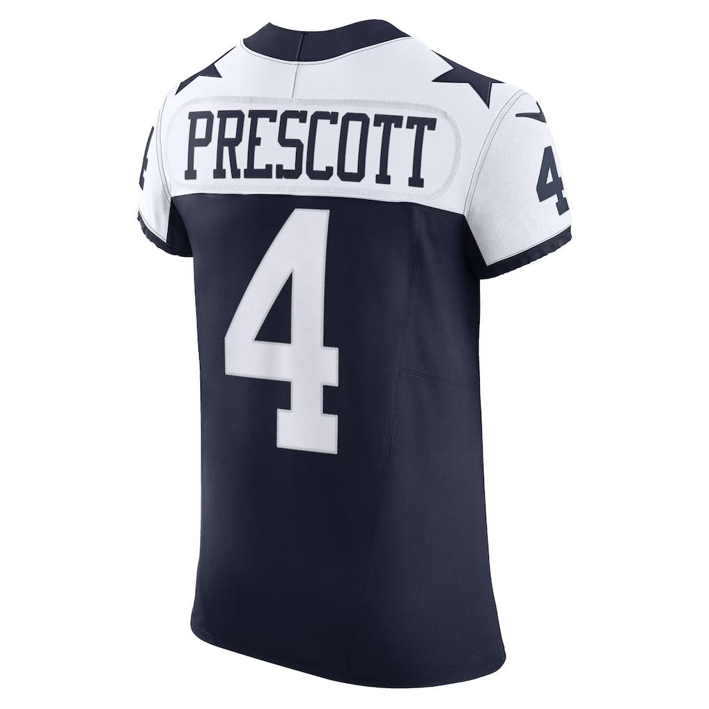 D.Cowboys #4 Dak Prescott Navy Alternate Vapor F.U.S.E. Elite Stitched Football American Jersey
