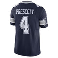 D.Cowboys #4 Dak Prescott Navy Vapor F.U.S.E. Limited Stitched Football American Jersey