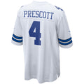 D.Cowboys #4 Dak Prescott White Game Team Stitched Football American Jersey