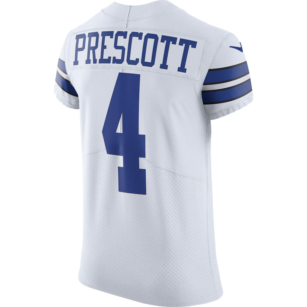 D.Cowboys #4 Dak Prescott White Vapor Elite Player Stitched Football American Jersey