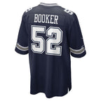 D.Cowboys #52 Tyler Booker Navy 2025 Draft First Round Pick Game Stitched Football American Jersey