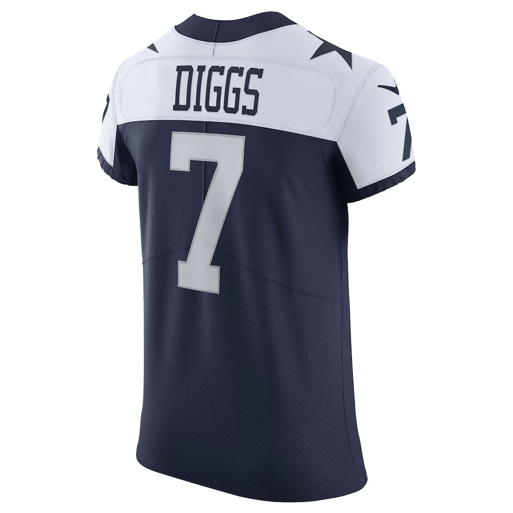 D.Cowboys #7 Trevon Diggs Navy Alternate Vapor Elite Stitched Football American Jersey
