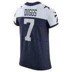 D.Cowboys #7 Trevon Diggs Navy Alternate Vapor Elite Stitched Football American Jersey
