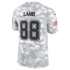 D.Cowboys #88 CeeDee Lamb Arctic Camo 2024 Salute to Service Limited Stitched Football American Jersey