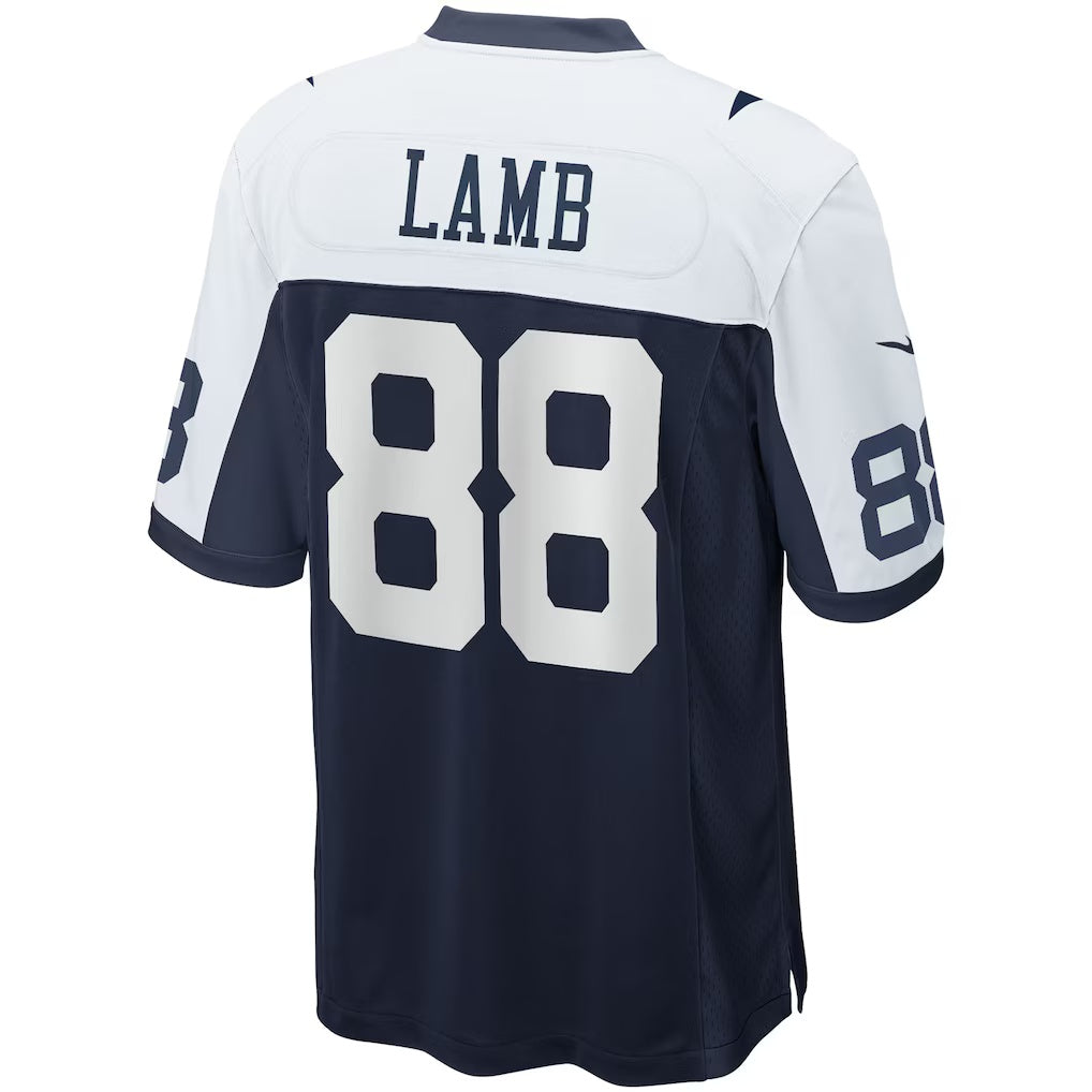 D.Cowboys #88 CeeDee Lamb Navy Alternate Game Team Stitched Football American Jersey