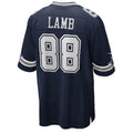 D.Cowboys #88 CeeDee Lamb Navy Game Stitched Football American Jersey