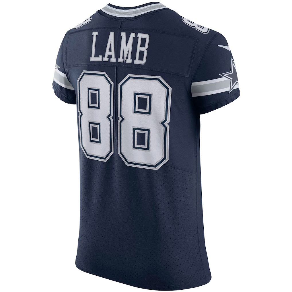 D.Cowboys #88 CeeDee Lamb Navy Vapor Elite Stitched Football American Jersey