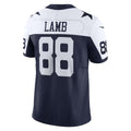 D.Cowboys #88 CeeDee Lamb Navy Vapor F.U.S.E. Limited Stitched Football American Jersey