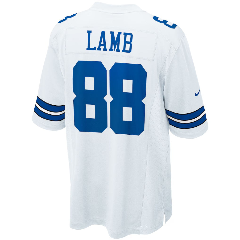 D.Cowboys #88 CeeDee Lamb White Game Team Stitched Football American Jersey