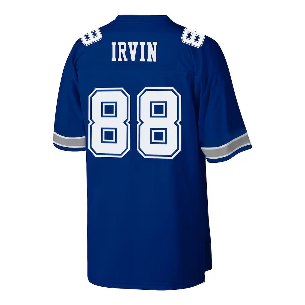 D.Cowboys #88 Michael Irvin Mitchell & Ness Royal Authentic Throwback Retired Player Stitched Football American Jersey