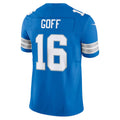 D.Lions #16 Jared Goff Blue Vapor F.U.S.E. Limited Stitched Football American Jersey