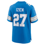 D.Lions #27 Christian Izien Blue Team Game Jersey