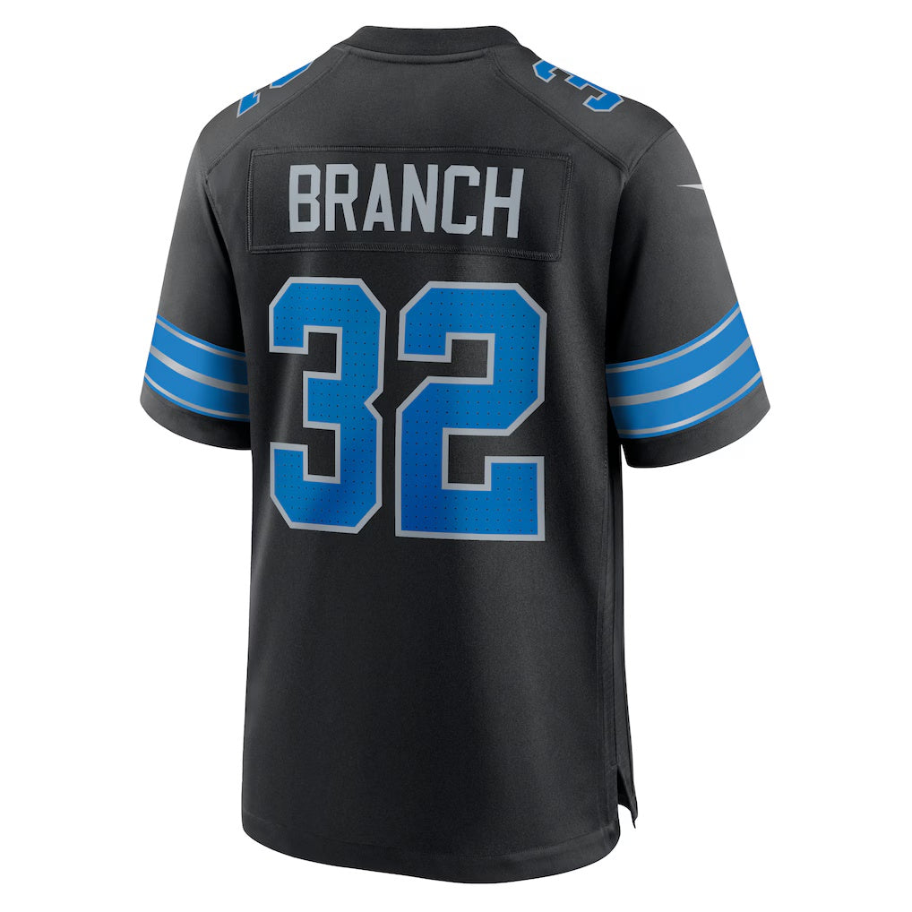 D.Lions #32 Brian Branch Black Alternate Game Stitched Football American Jersey
