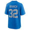 D.Lions #32 Brian Branch Blue Alternate Game Stitched Football American Jersey