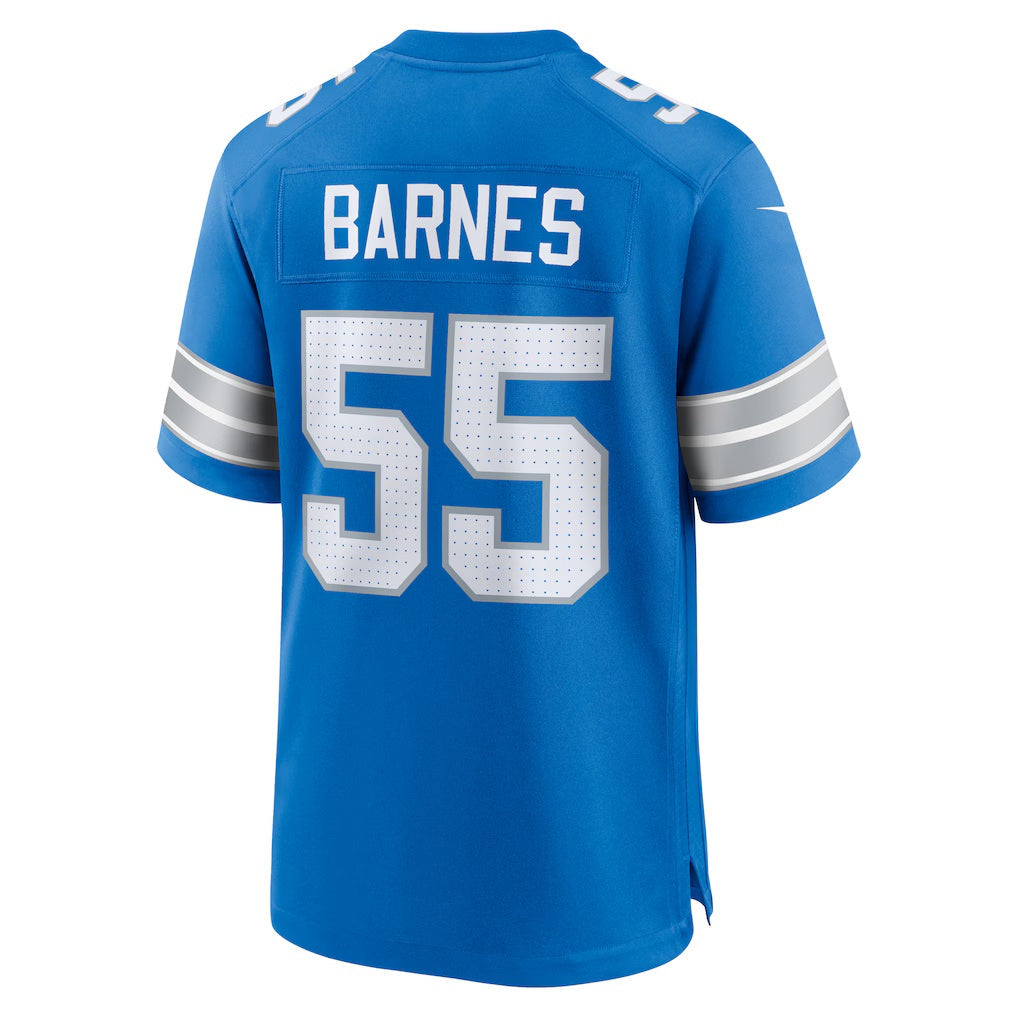 D.Lions #55 Derrick Barnes Blue Team Game Stitched Football American Jersey