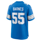 D.Lions #55 Derrick Barnes Blue Team Game Stitched Football American Jersey