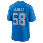 D.Lions #58 Penei Sewell Blue Alternate Game Stitched Football American Jersey