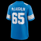 D.Lions #65 Seth McLaughlin Blue Team Game Stitched Football American Jersey