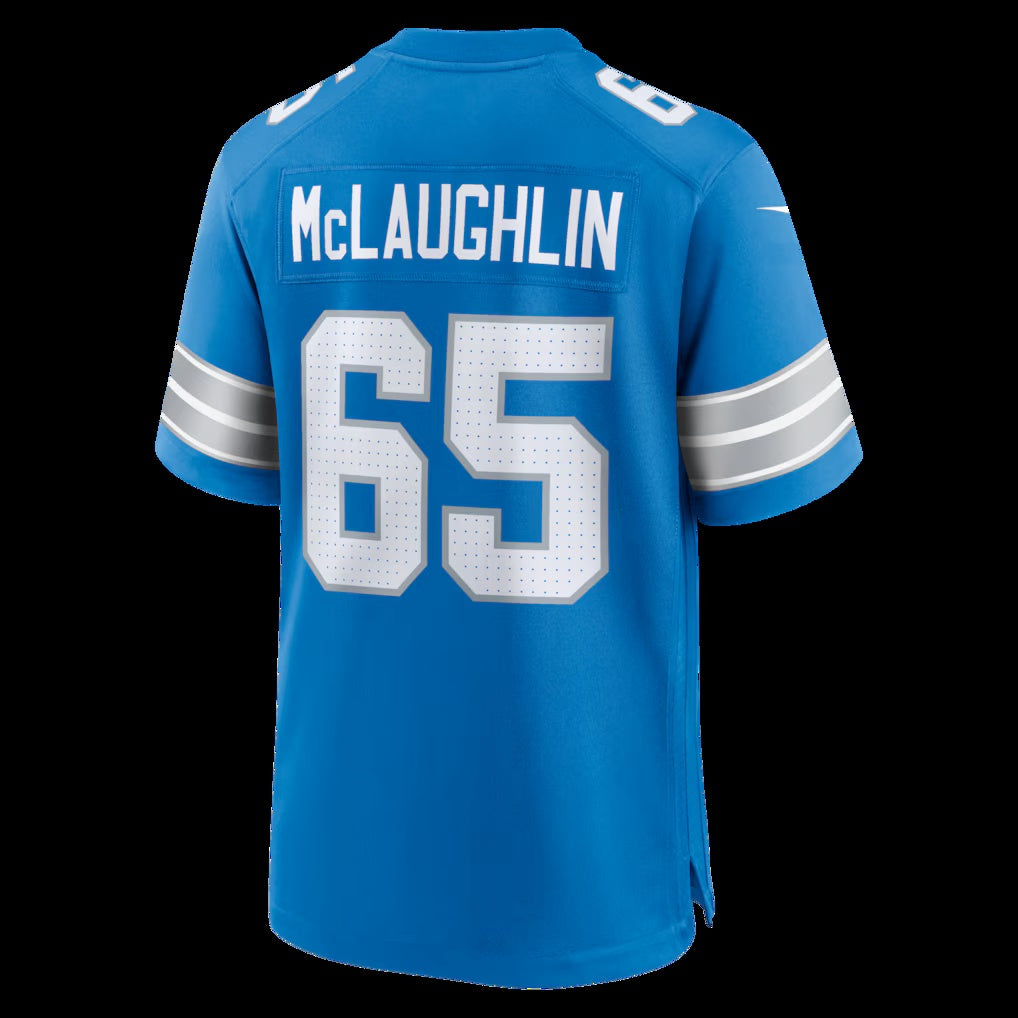 D.Lions #65 Seth McLaughlin Blue Team Game Stitched Football American Jersey