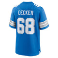 D.Lions #68 Taylor Decker Blue Team Game Stitched Football American Jersey