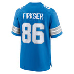 D.Lions #86 Anthony Firkser Blue Team Game Stitched Football American Jersey