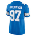 D.Lions #97 Aidan Hutchinson Blue Team Vapor F.U.S.E. Limited Stitched Football American Jersey
