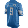 D.Lions #9 Matthew Stafford Blue Game Stitched Football American Jersey