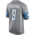 D.Lions #9 Matthew Stafford Silver Alternate Game Stitched Football American Jersey