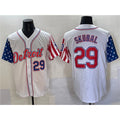 Detroit Tigers #29 Tarik Skubal White 2025 Memorial Day Vapor Premier Limited Stitched Baseball Jersey