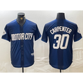 Detroit Tigers #30 Kerry Carpenter 2024 Navy City Connect Cool Base Limited Stitched Baseball Jersey