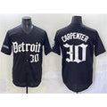 Detroit Tigers #30 Kerry Carpenter Black 'Motor Gothic Edition' Vapor Premier Limited Stitched Baseball Jersey