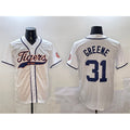 Detroit Tigers #31 Riley Greene White With Patch Cool Base Stitched Baseball Jersey