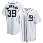 Detroit Tigers #39 Zach McKinstry White Home Replica Baseball Jersey