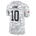 GB.Packers #10 Jordan Love Arctic Camo 2024 Salute to Service Limited Stitched Football American Jersey