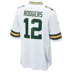 GB.Packers #12 Aaron Rodgers White Classic Elite Player Stitched Football American Jersey