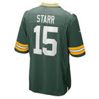 GB.Packers #15 Bart Starr Green Retired Player Game Stitched Football American Jersey