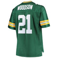 GB.Packers #21 Charles Woodson Mitchell & Ness Green Big & Tall Retired Player Replica Stitched Football American Jersey