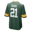 GB.Packers #21 Nate Hobbs Green Team Game Stitched Football American Jersey