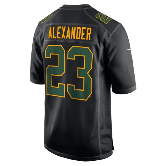GB.Packers #23 Jaire Alexander Black Fashion Game Stitched Football American Jersey