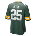 GB.Packers #25 Keisean Nixon Green Game Player Stitched Football American Jersey