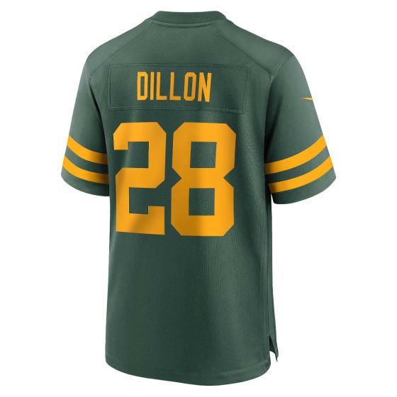GB.Packers #28 A.J.Dillon 50s Classic Game Stitched Football American Jersey