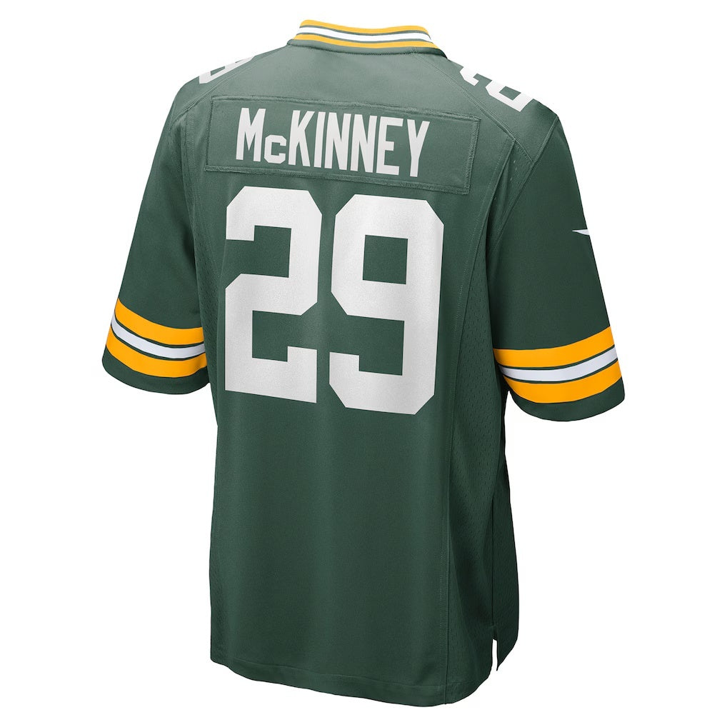 GB.Packers #29 Xavier McKinney Green Team Game Stitched Football American Jersey