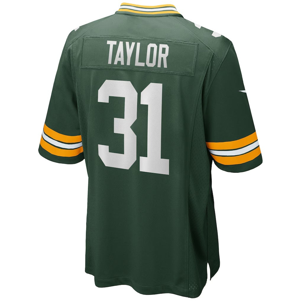 GB.Packers #31 Jim Taylor Green Game Retired Player Stitched Football American Jersey